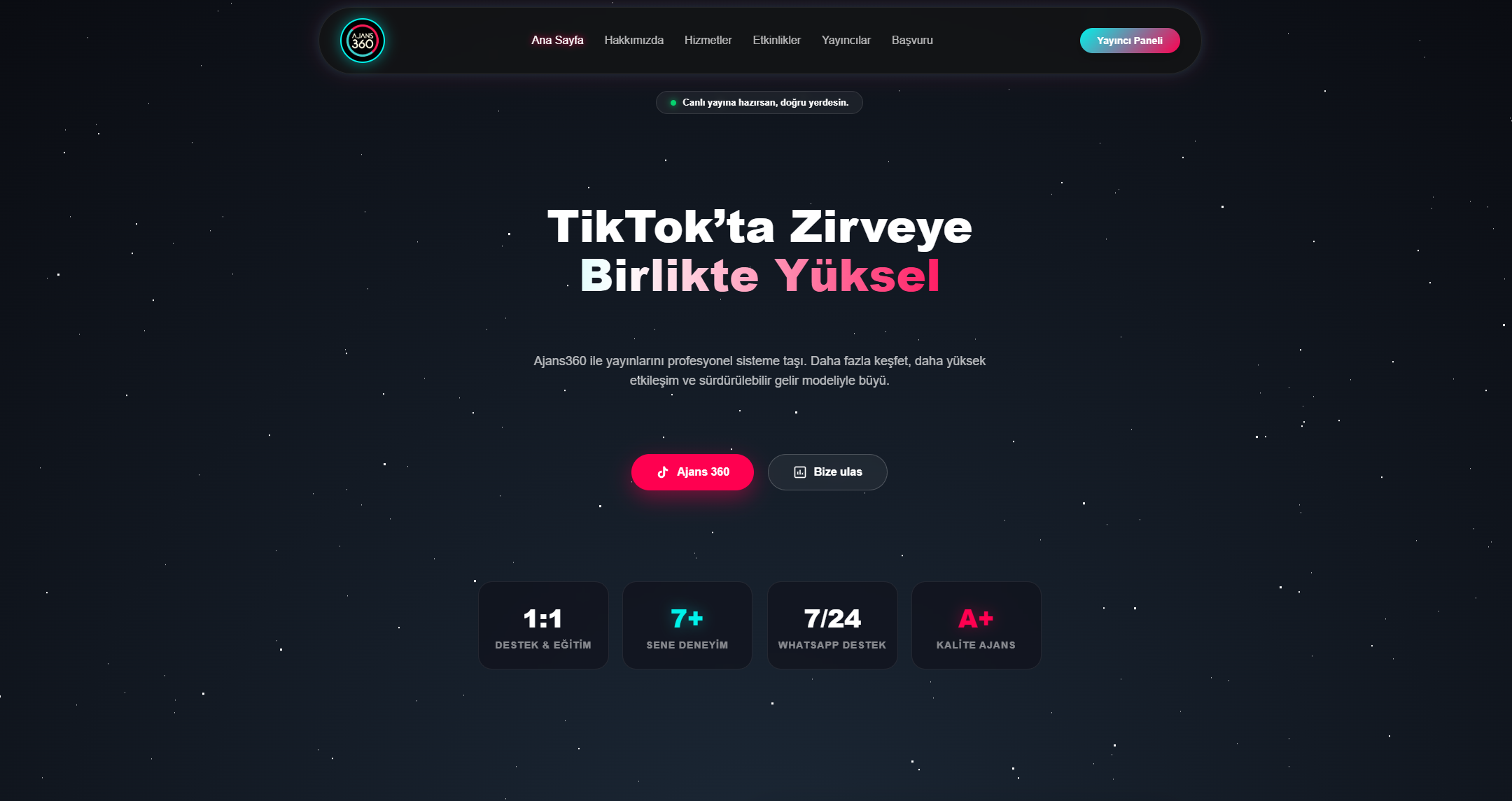 Ajans 360 Web Site Projesi